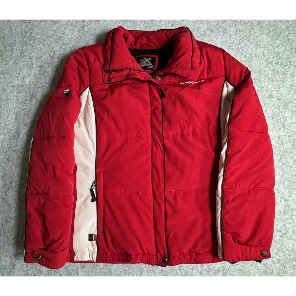 ZeroXposur Womens XL Red Down Insulated Ski Snowboard Puffer Winter Jacket